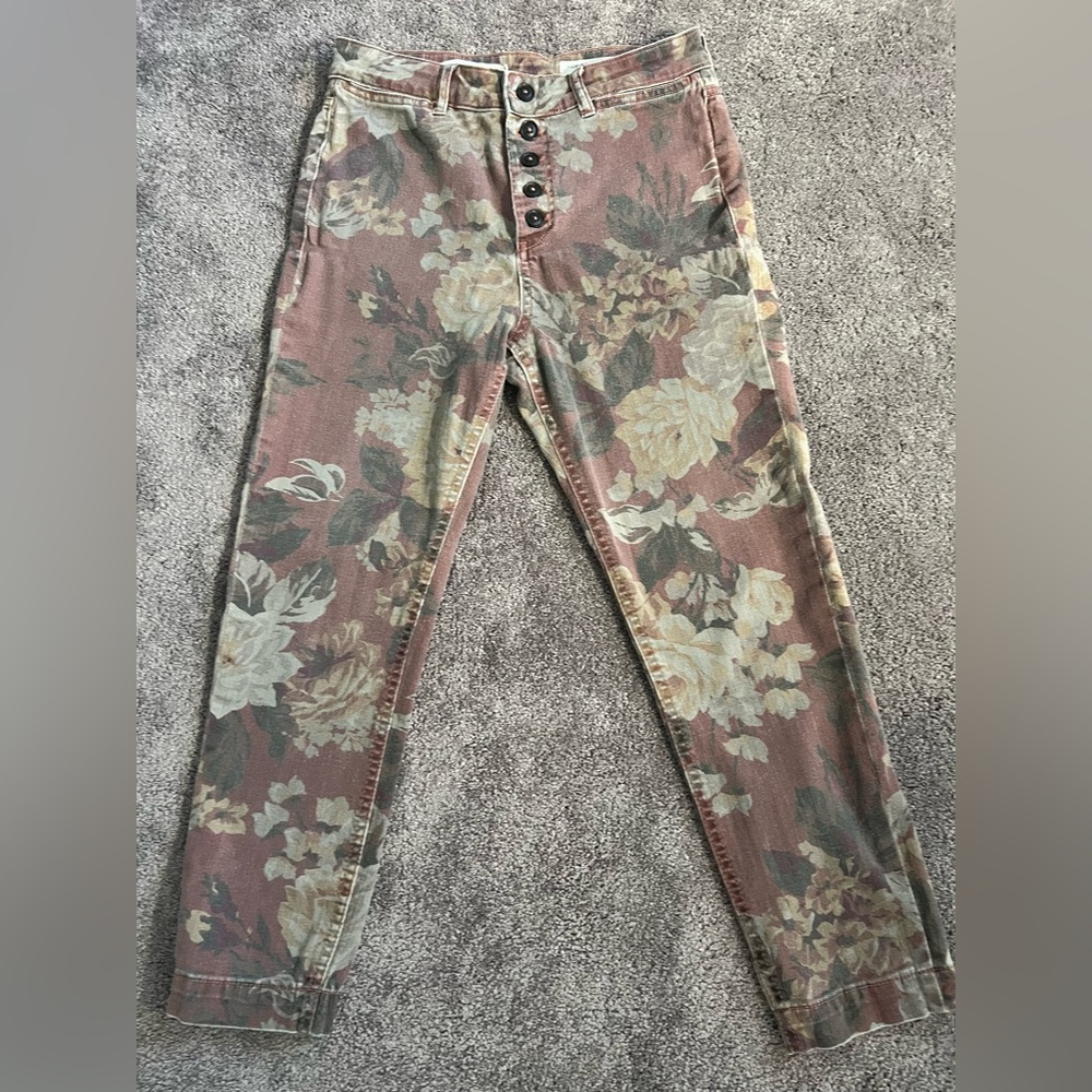 Anthropologie Floral Women's Jeans